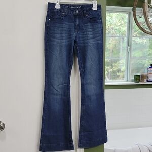 Dark Blue Flare Jeans